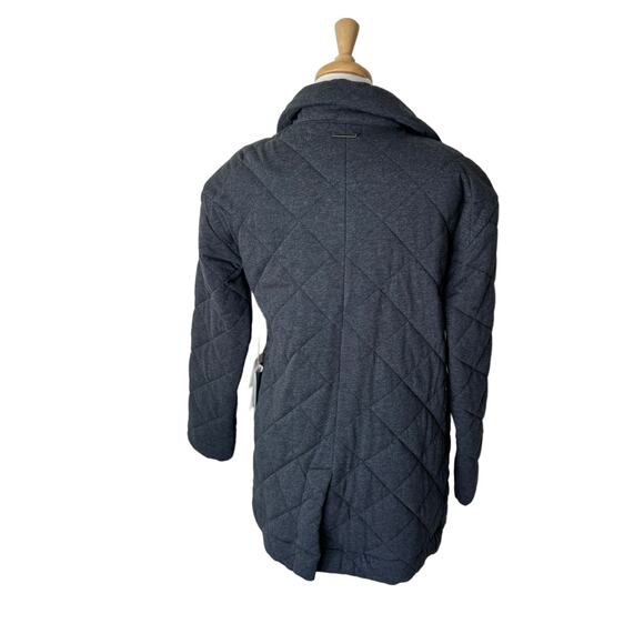 CARVE DESIGNS MAGGIE QUILTED TOPPER Charcoal Gray Size XS NWT - Picture 5 of 7
